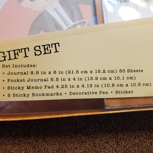 New in Box NBC Novelty The Office Desk Gift Pack Journals Pen Sticky Pads - Picture 5 of 6